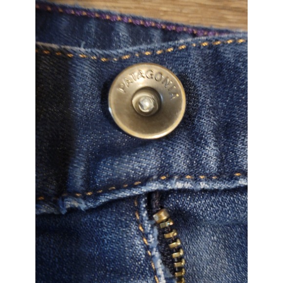 Patagonia Mens Blue Jeans Denim Pants 31x30"Organic Cotton Blend StraightStretch - Picture 11 of 15